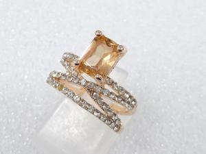 色石　指輪(10号)